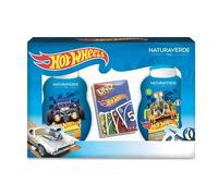 NATURAVERDE KIDS COFANETTO REALIZZATO PER HOT WHEELS - DOCCIASHAMPOO 250 ML E SAPONE LIQUIDO 250 ML E UNO POCKET CARDS