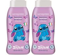 Naturaverde | Kids - Disnet Stitch - Bagnoschiuma per Bambini Stitch, Sapone da Doccia per Corpo, Prodotti per Igiene Bambini, 250ml (Confezione da 2)