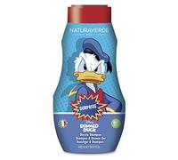 Naturaverde | Kids - Disney Donald Duck - Docciashampoo Bambini con Sorpresa Paperino, Sapone per Capelli e Corpo, Prodotti per Bambini, Doccia Shampoo con Estratti di Calendula e Camomilla BIO, 400ml