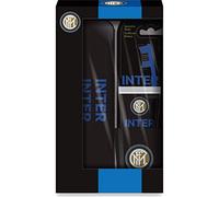 Naturaverde | Kids - Football Team - Inter Oral Care Kit, Spazzolino da Denti Manuale con Setole Medie, Dentifricio alla Menta da 75ml, Bicchierino con Logo e Astuccio con Logo