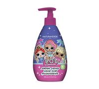 Naturaverde | Kids - L.O.L. Surprise! - Sapone Liquido per Bambini, Sapone Bambini con Burro di Karité ed Estratto di Fiordaliso, Sapone Mani BIO, 300ml
