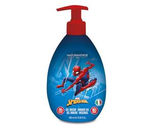 Naturaverde | Kids - Marvel Spider-Man - Gel Doccia per Bambini, Sapone da Doccia per il Corpo, Prodotti per Igiene Bambini, con Estratto di Avena BIO, 500ml