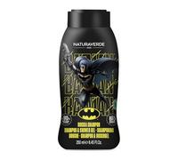 Naturaverde | Kids - Warner Bros Batman - Doccia Shampoo per Bambini, 250ml | per Bambini, Sapone da Doccia per Corpo e Capelli, Prodotti per Igiene Bambini, con Estratto di Tè Verde BIO