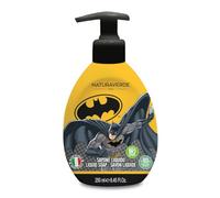 Naturaverde | Kids - Warner Bros Batman - Sapone Liquido per Bambini, 250ml | per Bambini, Sapone Bambini con Estratto di Te' Verde, Sapone Mani BIO