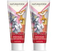 Naturaverde | Kids - Warner Bros Tom & Jerry - Dentifricio alla Fragola per Bambini con Formula Delicata, 75ml (Confezione da 2)