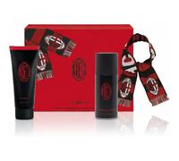 AC Milan MILAN | Confezione Regalo Uomo, Deodorante 150ml + Docciaschiuma 200ml + Sciarpa