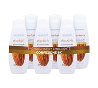 Naturaverde | Natural Beauty - Bagnoschiuma Mandorla, Docciaschiuma Emolliente, Ingredienti di Origine Naturale, 6 x 750ml