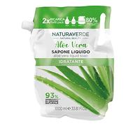 Naturaverde | Natural Beauty - Ricarica Sapone Liquido Aloe Vera, Sapone Liquido Mani, Sapone Mani, Sapone Viso, Sapone Mani Ricarica, Sapone Liquido Mani Detergente, Idratante, 1000ml