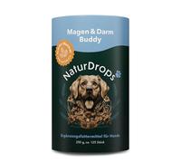 NaturDrops Stomaco & intestino Buddy spuntini per cani con funzione, 125 pezzi, supporta una digestione regolata, 100% naturale - 250 g
