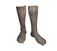 Nature Albero Vecchio Pino Corteccia Legno Unisex Calze Escursionismo Leggeri Calzini Termici Traspiranti Calzini Sportivi Per Passeggio Lunga Distanza Sport