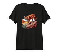 Nature Big Cat Cougar Mom Mountain Lion Panther Puma Lover Maglietta Premium