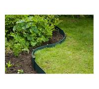 NATURE Bordo da giardino in polipropilene - Spessore 3 mm - H 15 cm x 10 m - Verde