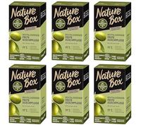 Nature Box - 6 pezzi per la cura della doccia con profumo di oliva, cosmetici naturali, 100 g (confezione da 6)