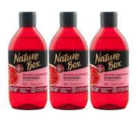 Nature Box Gel Doccia Melograno 3 X 250Ml - Formula Vegana - Cosmetici Naturali