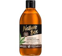 Nature Box MEN Shampoo 3 in 1 - Capelli, Pelle Cavelu, Barba - Shampoo Vegan all'Olio di Canapa pressato a freddo - Regola la forfora & lenisce, 98% Ingredienti di origine naturale - 385 ml