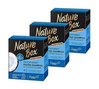 Nature Box Shampoo resistente all'umidità con olio di cocco, cosmetico naturale vegano, 250 millilitri, confezione da 3 (3 x 85 g)