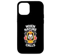 Nature Calls - Lanterna da campeggio divertente Custodia per iPhone 12/12 Pro