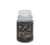 NATURE CANDLE candela profumata 100% cera vegetale - Giara 580g Noir