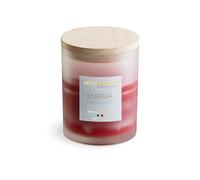 NATURE CANDLE candela profumata 100% cera vegetale - Linea Amati 200g Energia - Liquirizia e Lamponi