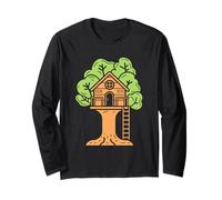Nature casa sull'albero in Alberi Simple casa sull'albero Maglia a Manica