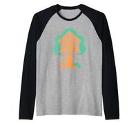 Nature casa sull'albero in Alberi Simple casa sull'albero Maglia con Maniche Raglan