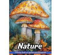 Nature: Christmas Coloring Books with Nature for Stress Relief and Relaxation (Coloring Pages for Kids & Adults)
