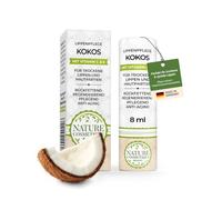Nature Cosmétique® Basic - Cura labbra al cocco | Balsamo per labbra dolce e noccioso, biologico, cura e rigenerazione per pelli normali, secche e screpolate, senza plastica