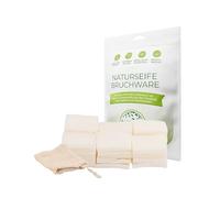 Nature Cosmétique - Sapone interrotto, per pelli secche, con cera d'api naturale, vitamina E, frammenti di piccole e medie dimensioni, realizzato a mano in Germania