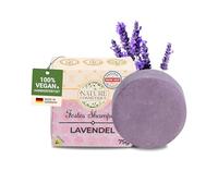 Nature Cosmétique® - Shampoo alla lavanda, cura sostenibile per capelli e cuoio capelluto, con olio di cocco biologico, aloe vera e glicerina vegetale, vegano, privo di plastica e realizzato a mano in