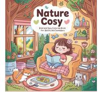 Nature Cosy: Bold and Easy Coloring Book for Adults and Teenagers