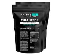 Nature Diet Semi di Chia, 2 x 1000 g, Ricchi di Fibre e Proteine Vegetali | Vegani, Ricco di Acidi Grassi, Senza Glutine, Senza Zuccheri Aggiunti, Non OGM