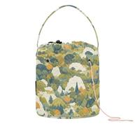 Nature Green Mountain Design Crochet Bag Knitting Needle Storage con fori per uncinetto Strumenti Storage Organizer