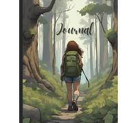 Nature Hiking Journal for Women: Daily Reflection & Mindfulness Notebook: 150 Lined Pages for Outdoor Adventures, Trail Memories, Gratitude Practice & ... Writing | Forest Trail Design | 8x10 Inches
