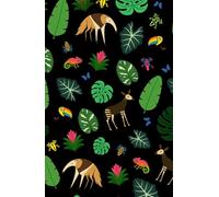 Nature-Inspired Journal Series: Rainforest Edition. Notes, Inspiring Quotes, Creative Space, & Colouring: An A5 hardback rainforest-inspired notebook ... plain, and colouring pages! Colour = Black