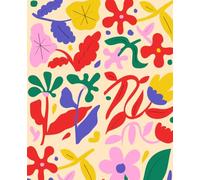 Nature Inspired Notebook: Creative Journal with Colorful Floral Pattern. 110 Lined Pages. Soft Matte Cover. For Writing, Notes, School, Travel and Everyday use