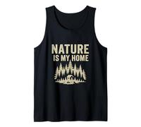 Nature Is My Home - Design vintage Wilderness Canotta