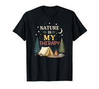 Nature Is My Therapy Under Stars. Maglietta