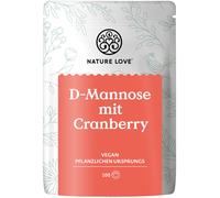 NATURE LOVE® D-Mannosio con mirtilli rossi 250 g Polvere