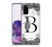 NATURE MAGICK B&W MARBLE MONOGRAM 1 CUSTODIA COVER MORBIDA IN GEL PER SAMSUNG 1