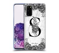 NATURE MAGICK B&W MARBLE MONOGRAM 2 CUSTODIA COVER MORBIDA IN GEL PER SAMSUNG 1