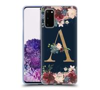 NATURE MAGICK FLORAL MONOGRAM GOLD NAVY CUSTODIA MORBIDA IN GEL SAMSUNG PHONE 1