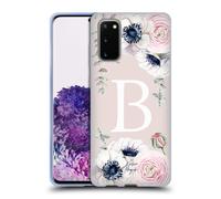 NATURE MAGICK FLORAL MONOGRAM PINK FLOWERS CUSTODIA MORBIDA IN GEL PER SAMSUNG 1