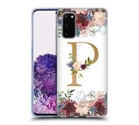 NATURE MAGICK FLOWERS MONOGRAM FLORAL GOLD 2 CUSTODIA MORBIDA IN GEL SAMSUNG 1