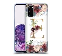 NATURE MAGICK FLOWERS MONOGRAM FLORAL GOLD CUSTODIA MORBIDA IN GEL PER SAMSUNG 1
