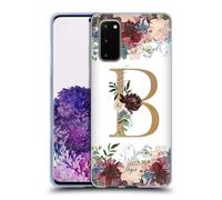 NATURE MAGICK FLOWERS MONOGRAM FLORAL GOLD CUSTODIA MORBIDA IN GEL PER SAMSUNG 1