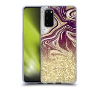NATURE MAGICK GLITTER MARBLE SPARKLE CUSTODIA COVER MORBIDA IN GEL PER SAMSUNG 1