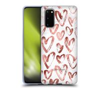 NATURE MAGICK MARBLE LOVE HEARTS CUSTODIA COVER MORBIDA IN GEL PER SAMSUNG 1