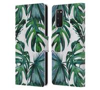 NATURE MAGICK PALM LEAVES ON MARBLE CUSTODIA COVER A PORTAFOGLIO PER SAMSUNG 1
