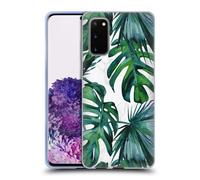 NATURE MAGICK PALM LEAVES ON MARBLE CUSTODIA COVER MORBIDA IN GEL PER SAMSUNG 1
