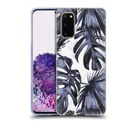 NATURE MAGICK PALM LEAVES ON MARBLE CUSTODIA COVER MORBIDA IN GEL PER SAMSUNG 1